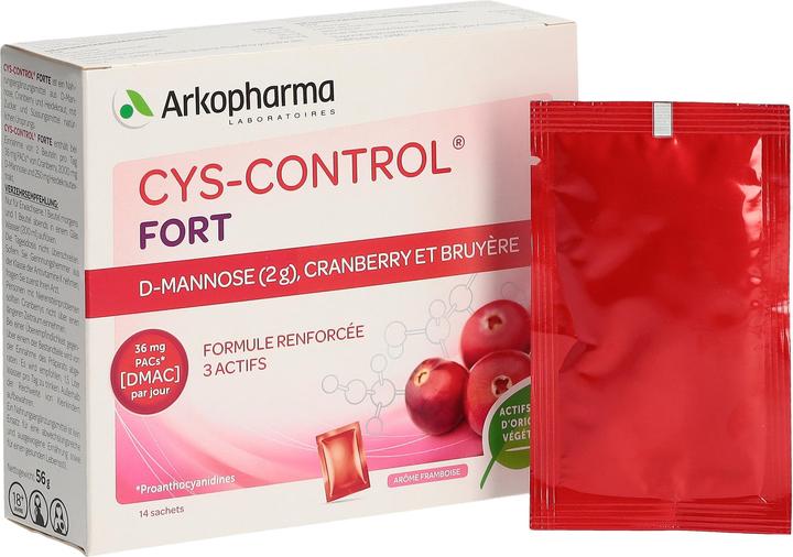 Produktbild Arkopharma Cys-Control Forte D-Mannose Cranberry Heidekraut (14 Stück, Beutel, 99 g)