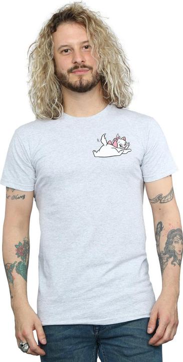 Immagine prodotto Disney Aristocats Marie Sweet Backside Breast Print Maglietta Uomo (4XL)