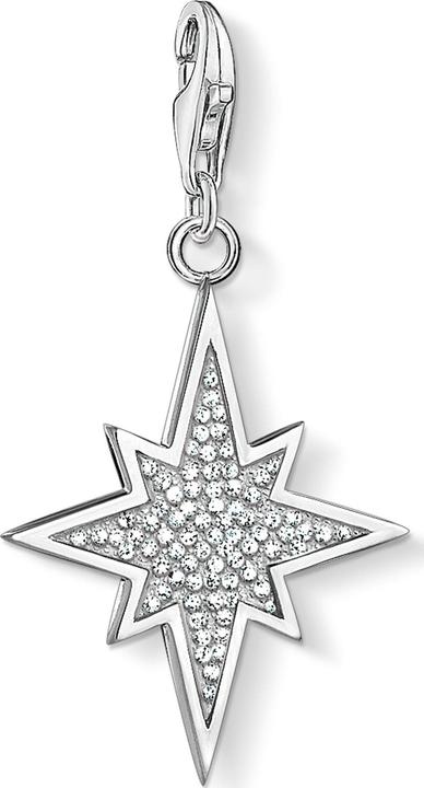 Thomas Sabo Charm-Anhänger Glitzerstern (Silber)