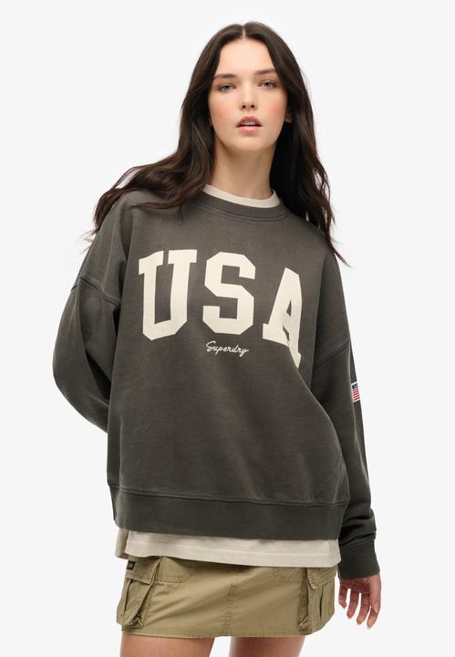 Actual product image Superdry Ath Ess Relaxed Crew (10)