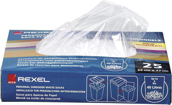 Rexel Sacchetti per i rifiuti (100 x, 40 l)