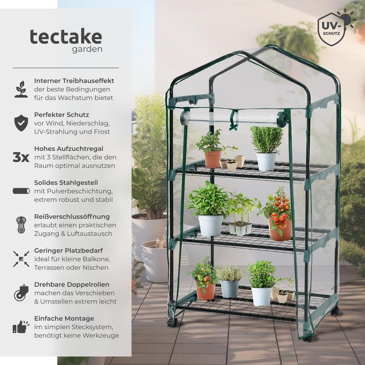 Actual product image tectake Greenhouse