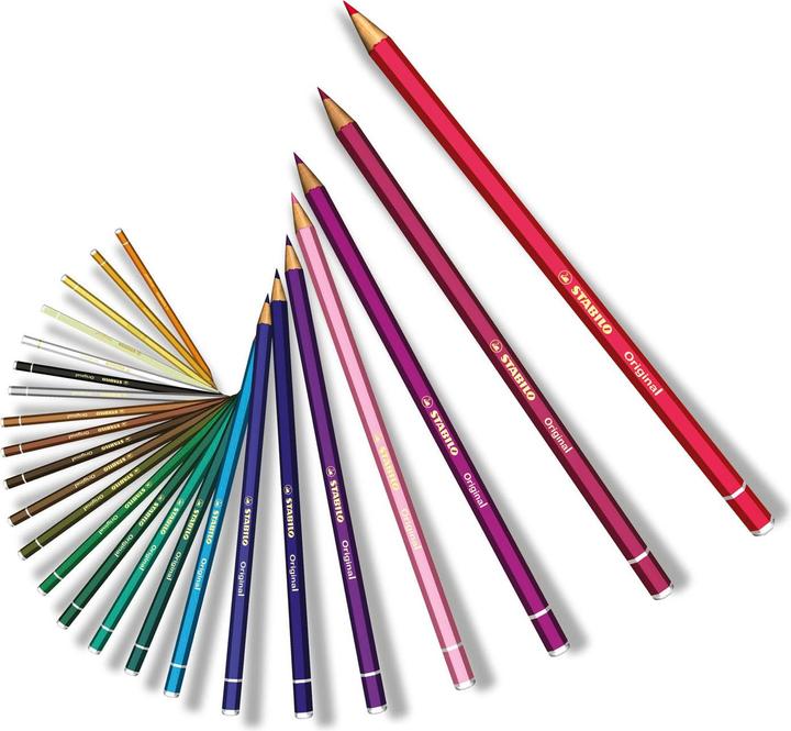 Actual product image STABILO Original premium coloured pencil (Blue, Red, 1 x)