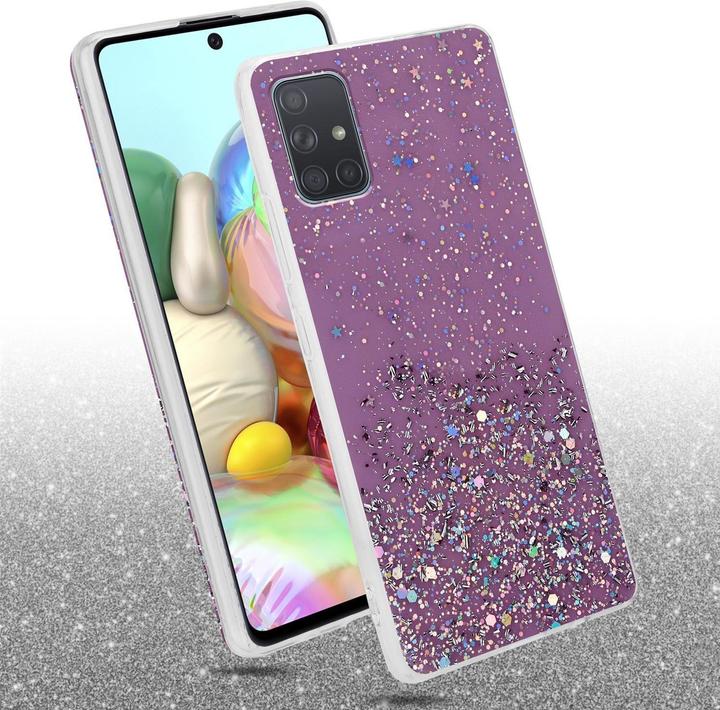Image du produit Cadorabo Couverture TPU paillettes scintillantes (Samsung Galaxy A71)