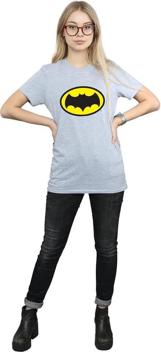 Immagine prodotto Maglietta Boyfriend in cotone con logo della serie TV di Batman donna/donna (3XL)