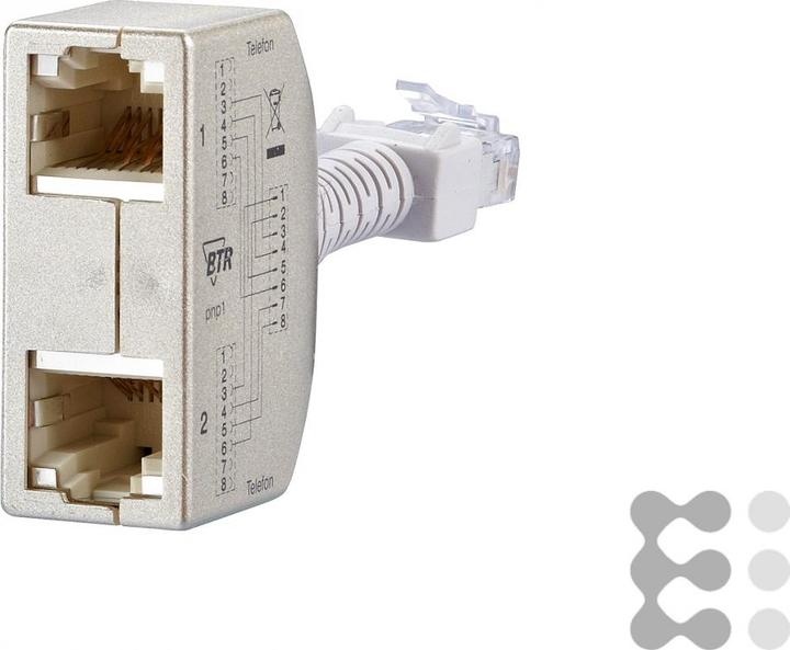 Produktbild Metz Connect BTR Cable sharing Adpter Set pnp 1 ISDN ISDN silber