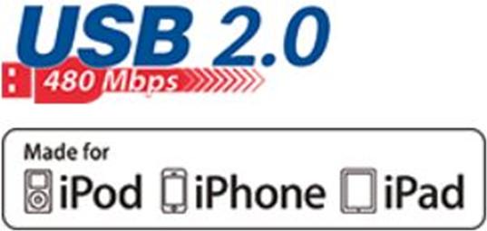 Produktbild Nedis USB A – Lightning (1 m, USB 2.0, 12 W)