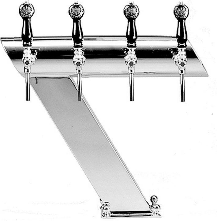 Actual product image Ich-zapfe Bierzapfsäule, Schanksäule Bier - mit Querbalken, CNS poliert