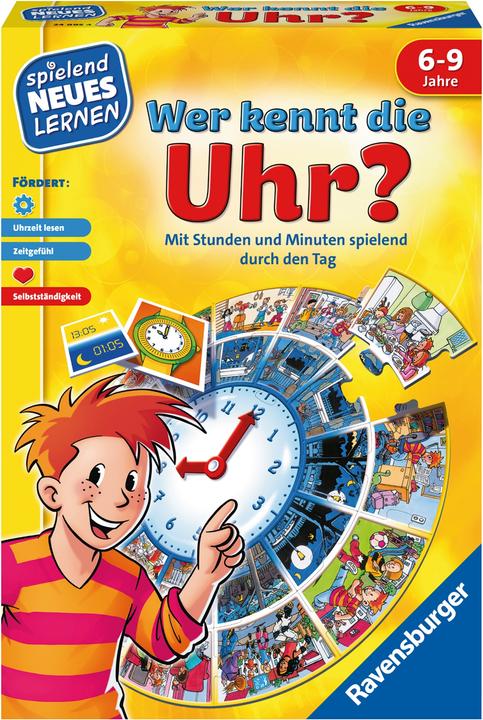 Produktbild Ravensburger Lernspiel Wer kennt die Uhr? (Deutsch)
