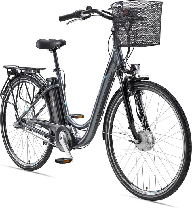 Produktbild Telefunken Multitalent RC830, City E-Bike, Motor power 250 W, Wheel size 28 ", Warranty 24 month(s), Anthracite (48 cm)