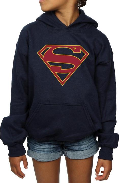 Produktbild Supergirl Logo Kapuzenpullover Mädchen (116)
