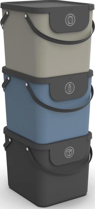 Rotho Set di 3 sistemi di riciclaggio (120 l)
