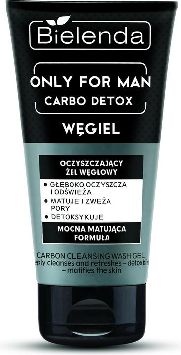 Immagine prodotto Bielenda Only For Men Carbo Detox Gel detergente al carbone 150G (Gel)