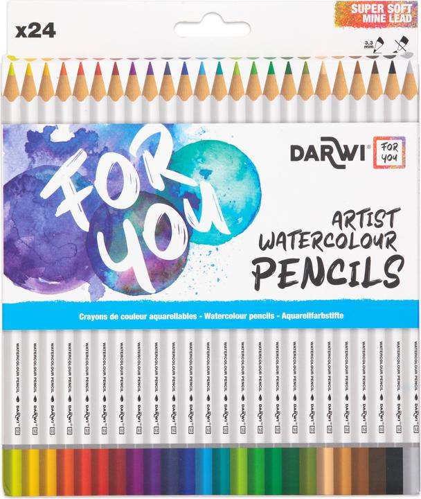 Produktbild Darwi FY - Aquarellfarbstifte (Multicolor, 24 x)