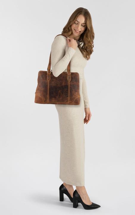 Image du produit Greenburry Vintage Shopper Tasche Leder 37 cm Laptopfach (11 l)