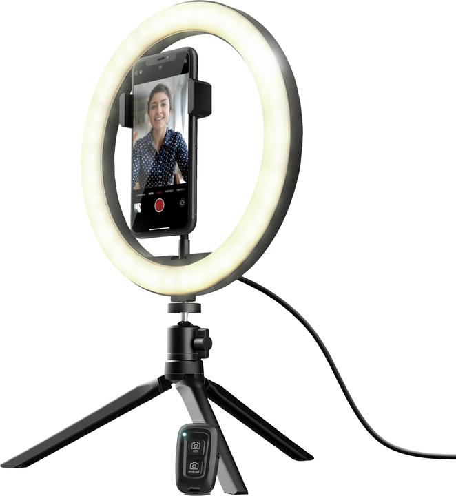 Produktbild Trust Smartphone-Stativ Maku Ringlicht-VLogging-Set (Ringleuchte)