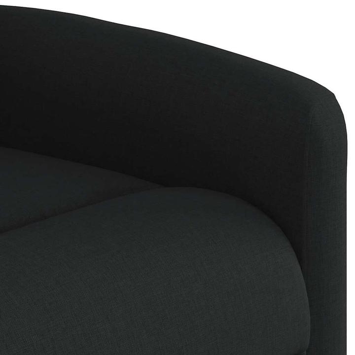 Immagine prodotto VidaXL Poltrona massaggiante in tessuto nero Poltrona massaggiante TV