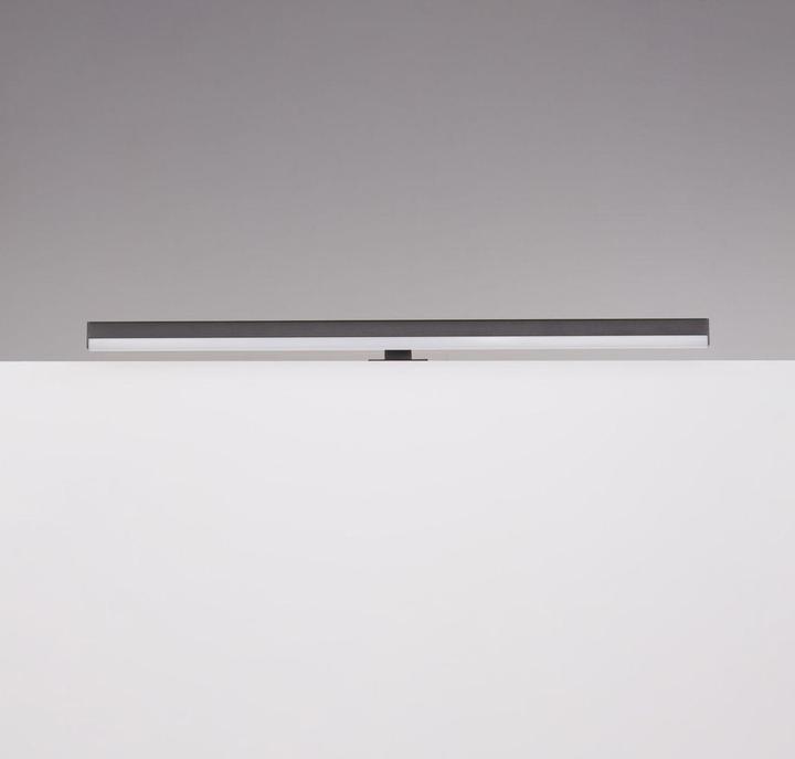 Produktbild Nova Luce GLIM LED Wandleuchte Schwarz 18W IP44 Warmweiss 63x6,5x6,5cm 787015