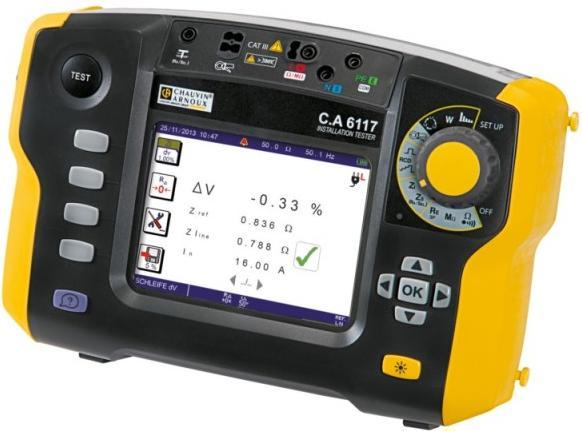 Produktbild Chauvin Arnoux C.A 6117 + Software Dataview Installationstester-Set VDE-Norm 0100, 0105, 0413