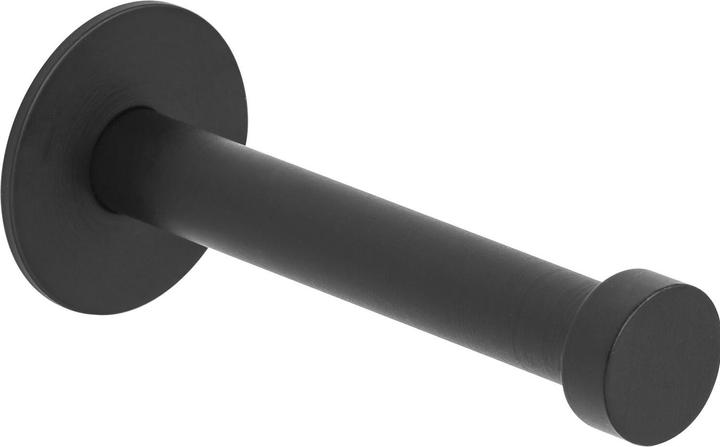 Alles im griff Mantelhaken Pirwa 1 mit Platte ø 30 mm, Tiefe 72 mm, Stahl schwarz matt