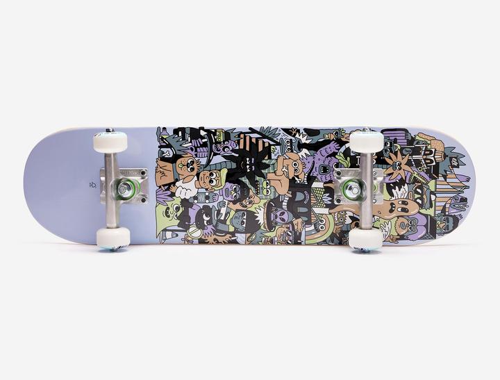 Image du produit Decathlon Planche à roulettes taille 7,25" enfants 3-7 ans - CP100 Mini Skatopia gris (27.91")