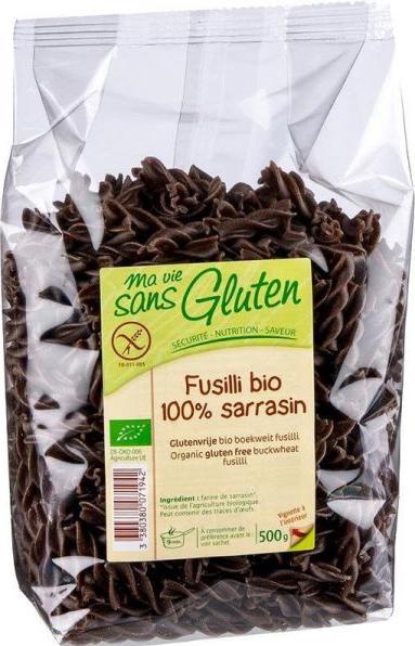 Image du produit Ma vie sans Gluten Fusilli 100% sarrasin (500 g)