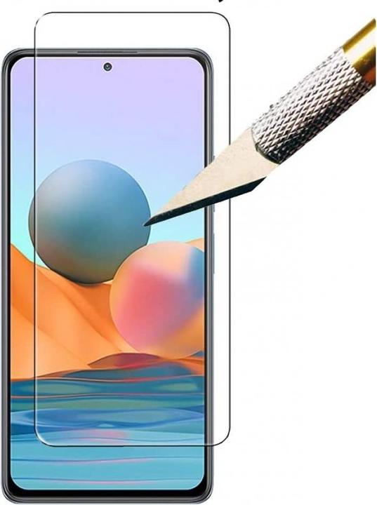 Actual product image Screenguard Xiaomi Redmi Note 10 Pro Protective Glass Film Case Friendly Design (1 Piece, Xiaomi Redmi Note 10 Pro)
