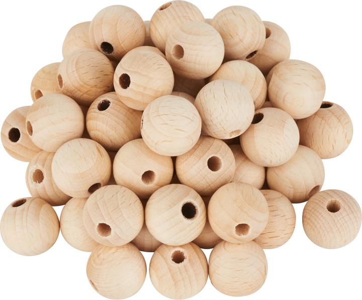 Image du produit VBS Boules en bois percées "Ø 15 mm