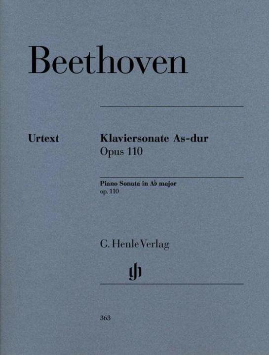 Actual product image Beethoven, Ludwig van - Piano Sonata No. 31 in A flat major op. 110 (English, French, Ludwig van Beethoven, Bertha Antonia Wallner, 2000)