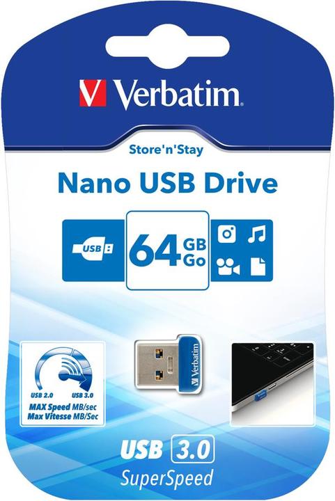 Produktbild Verbatim Nano (64 GB, USB-A)