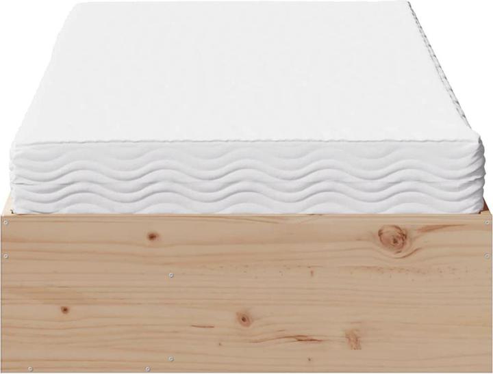 Actual product image VidaXL Day bed with mattress 90x190 cm solid wood pine sofa bed sofa bed (90 x 190 cm)