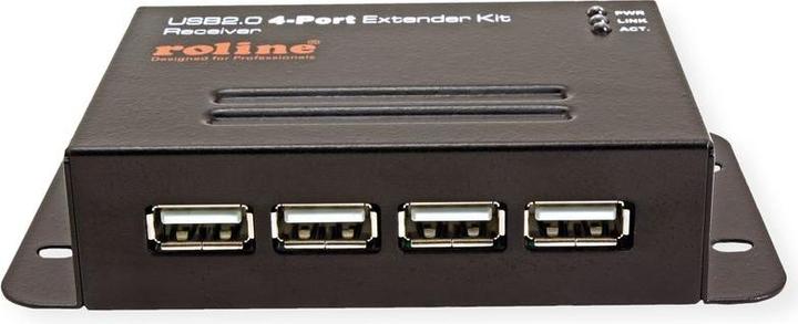 Actual product image Roline USB2.0 Extender via TP (USB-B, USB-A, 4 Ports)