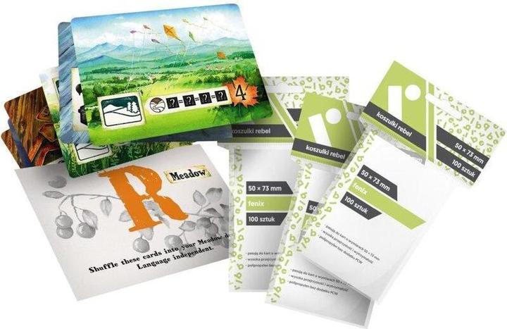 Produktbild REBD0006 - Meadow: Cards & Sleeves Pack, für 1-4 Spieler, ab 10 Jahren (EN-Erweiterung) (Englisch)