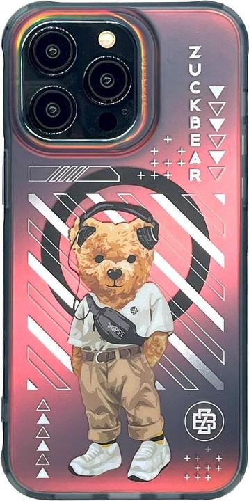Produktbild Zuck Bear NEW YORK NEVER SLEEPS MAG Hülle kompatibel mit MagSafe für IPHONE 15 Pro manhattan urbane (Apple iPhone 15 Pro)