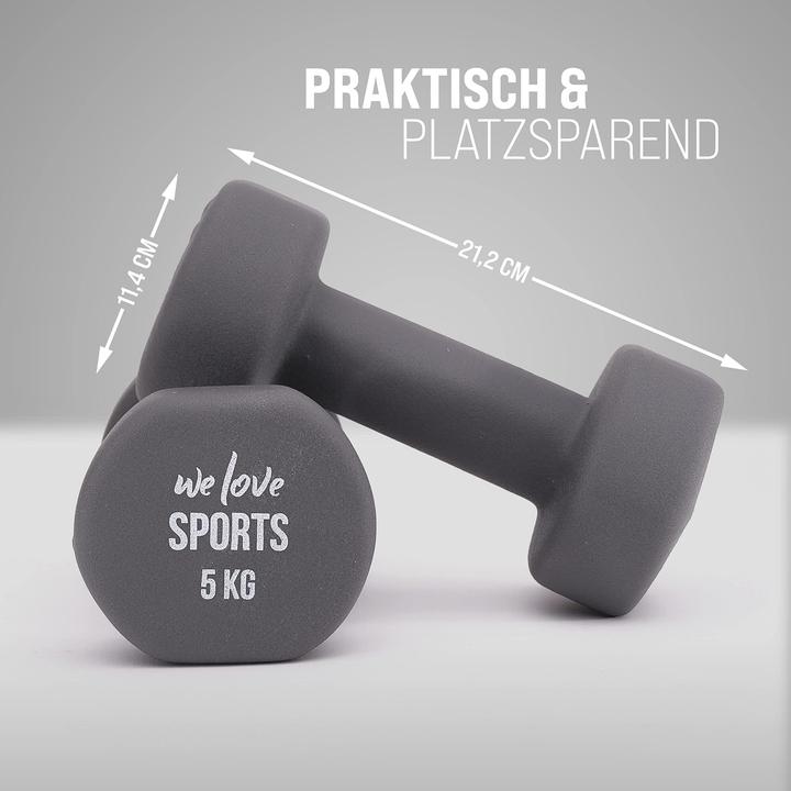 Produktbild Apollo Kurzhantel-Set für Krafttraining (2x5 kg)