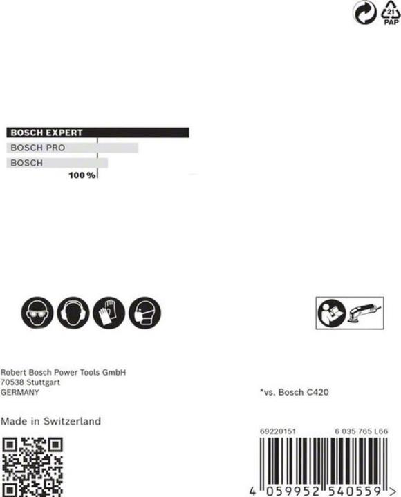 Immagine prodotto Bosch Professional Zubehör Expert M480 Rete di levigatura per levigatrice Delta, 93 mm, G 100, 5 pezzi. (100)