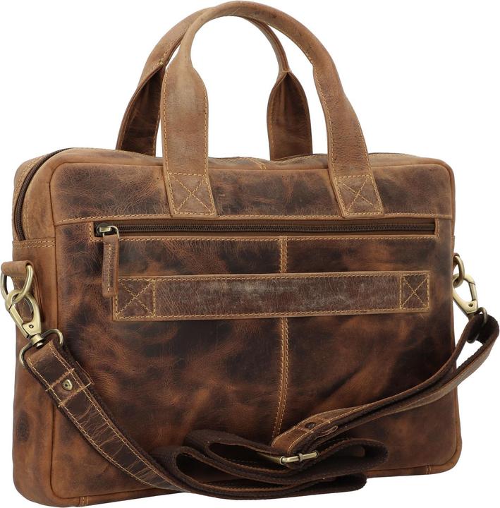 Produktbild Greenburry Vintage Aktentasche Leder 38 cm Laptopfach (14.96")