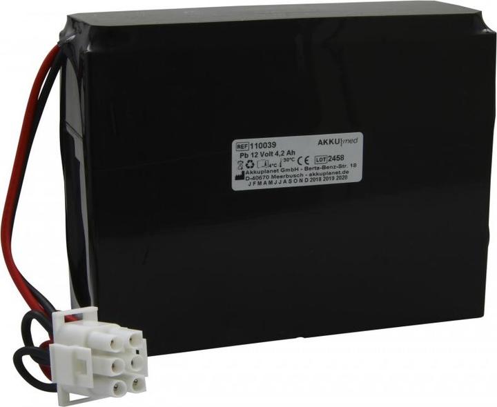 AccuCell Batterie Hewlett Packard Codemaster XL+/XE/ M1722A+B/ M1723A+B/ M1724A/ M1758A (1 pcs, 4200 mAh, Piles rechargeables + chargeur)