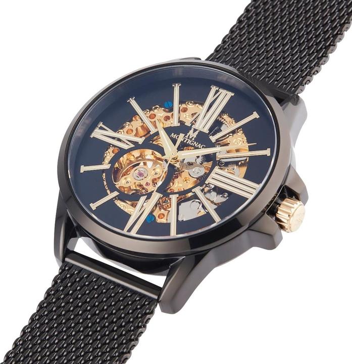 Actual product image Montignac Automatic Watch Round (Skeleton watch, 42 mm)