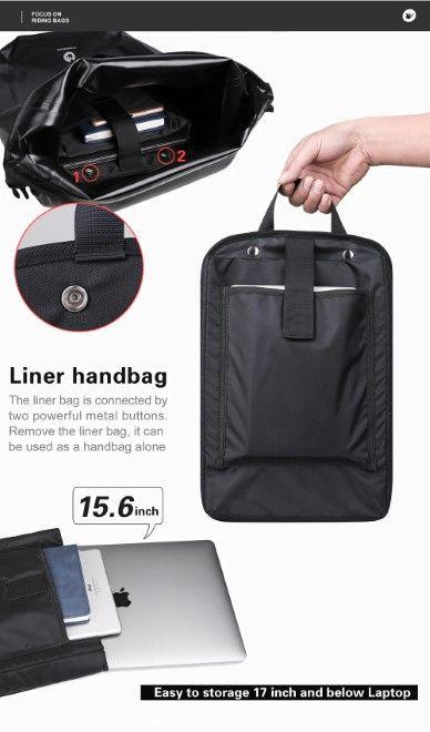 Immagine prodotto Rhinowalk Velo Rucksack (27 l, Borsa portapacchi)