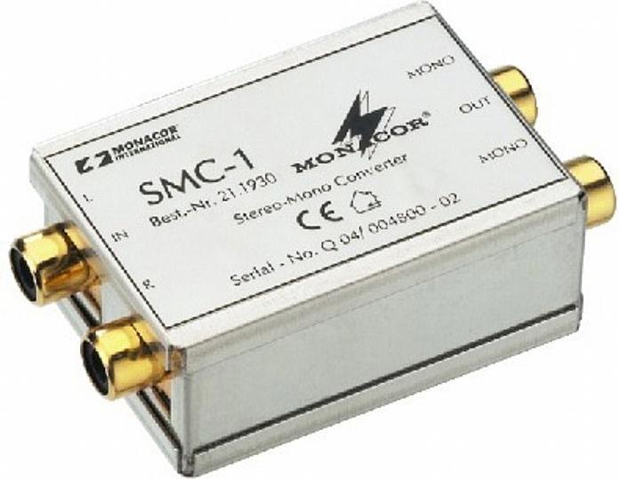 Produktbild Monacor Stereo-Mono-Converter (Audio Splitter)