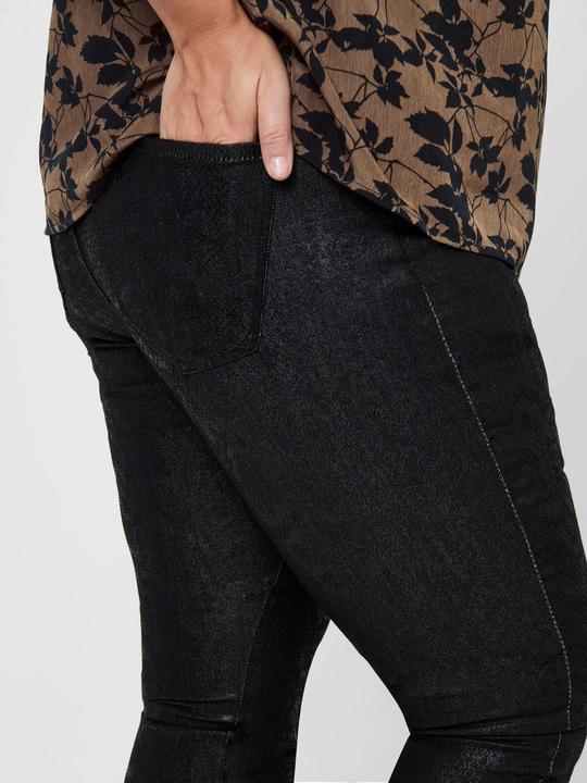 Actual product image Only Curvy Ecks Life Snake HW Skinny Fit Jeans (48)