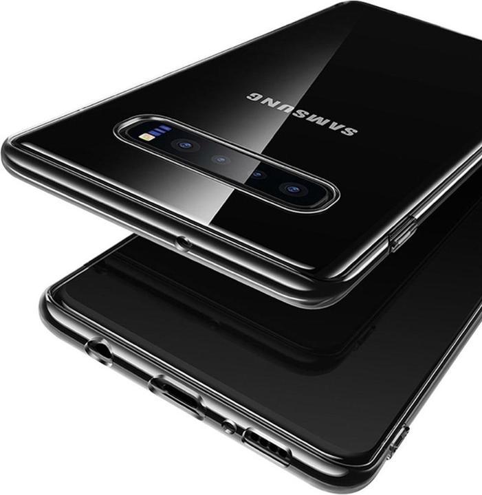 Produktbild König Design Handyhülle für Samsung Galaxy S10 Schutzcase Backcover Bumper Etuis Transparent (Samsung Galaxy S10+)