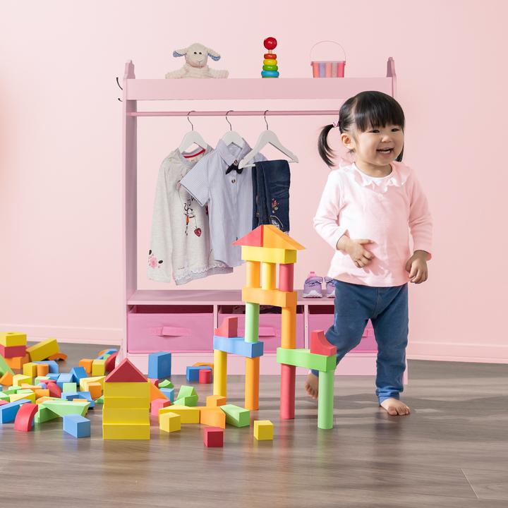 Actual product image Relaxdays Children clothes rack