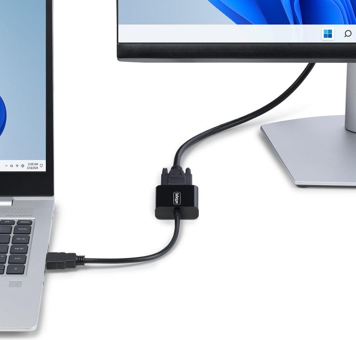 Produktbild StarTech Adap HDMI to VGA Adapter, 1080p (HDMI, 23.40 cm)