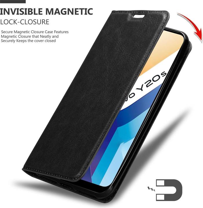 Produktbild Cadorabo Book Invisible Magnet Cover (Vivo Y20s)