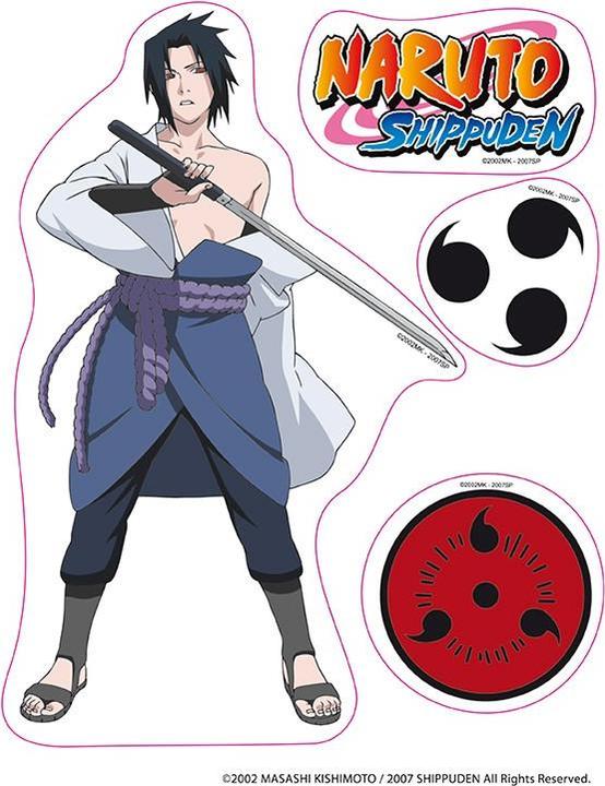 Produktbild ABYstyle NARUTO SHP - Stickers - 16x11cm 2 sheets - Sasuke Itachi X5