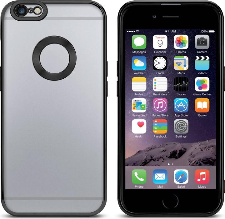 Actual product image Cadorabo TPU Chrome case with camera protection for Apple iPhone 6 / 6S (Apple iPhone 6)