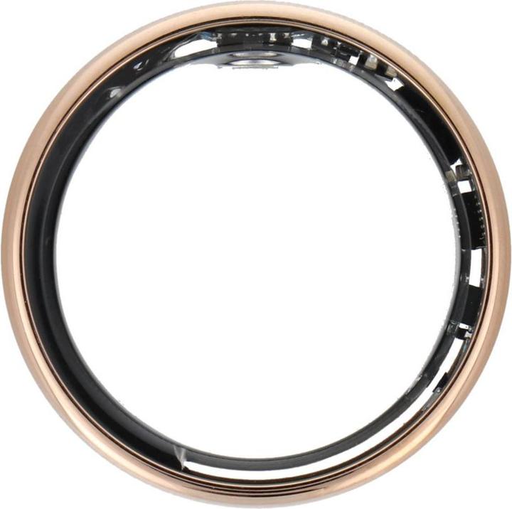 OEM Smart device Smart Ring R11M- smart steel ring with charging box Size 7 (17.3mm), gold (7, Gold)