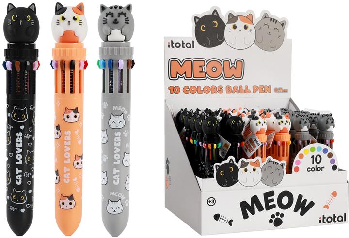 Produktbild Roost Kugelschreiber mehrfarbig (Schwarz, Grau, Orange)